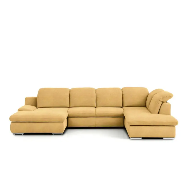 Wohnlandschaft Isona Gelb Chenille