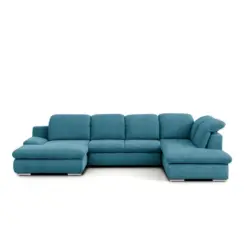 Wohnlandschaft Isona Blau Chenille