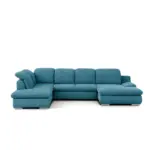 M&ouml;belix Wohnlandschaft Isona Blau Chenille