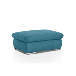 Polsterhocker Isona Blau Chenille