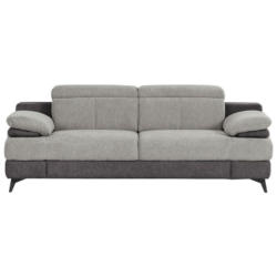 3-sitzer-sofa Titus Hellgrau/dunkelgrau