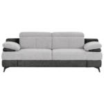 Möbelix 2-sitzer-sofa Titus Graphit-/silberfarben