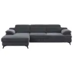 Möbelix Ecksofa Titus Dunkelgrau Chenille