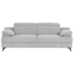 Möbelix 2-Sitzer-Sofa Titus Silberfarben