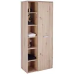Möbelix Badezimmer Hochschrank Fresh BxH 65/168,5 cm, Dekor Eiche