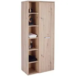 Badezimmer Hochschrank Fresh BxH 65/168,5 cm, Dekor Eiche
