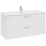 Möbelix Waschbecken mit Unterschrank B: 100 cm Weiß