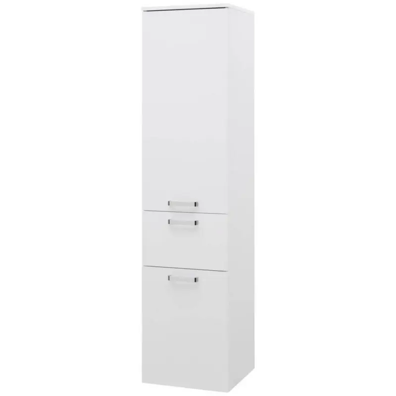 Badezimmer Hochschrank BxH 40x168,5 cm Weiß