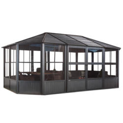 Pavillon Charleston 594x384 Cm Wetterfest Gartenpavillon