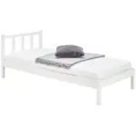 Möbelix Massivholzbett 90x200 cm Maren Weiß