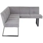 Möbelix Eckbank Grau Eisen/polyester Leinenoptik Tampa 190x150 Cm