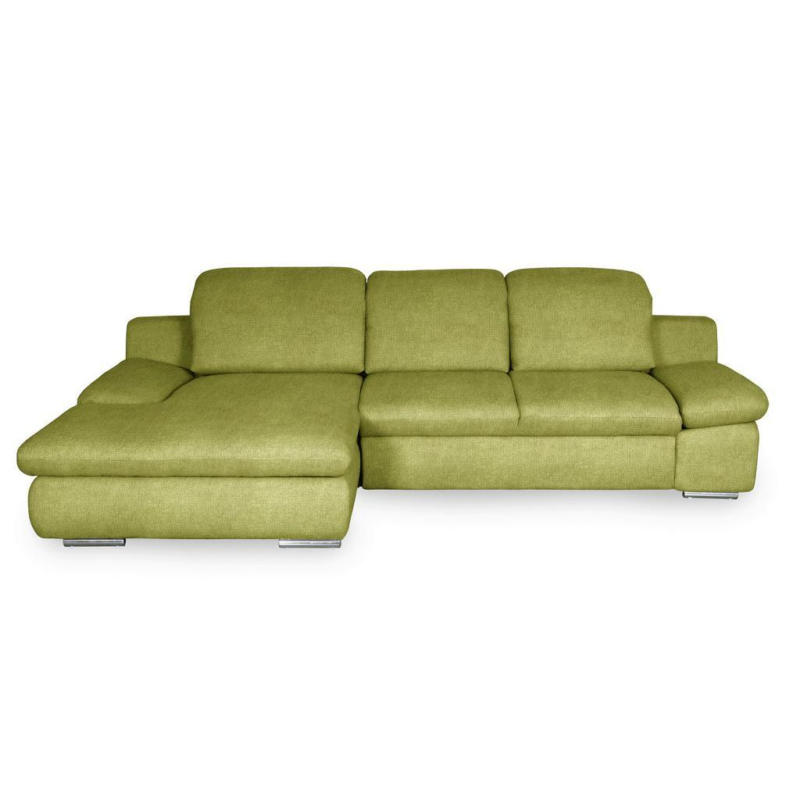 Ecksofa Isona Grün Chenille