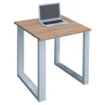 M&ouml;belix Schreibtisch Lona L: 80 cm Wei&szlig;/Eiche