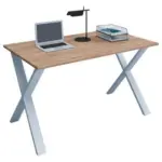 Möbelix Schreibtisch Lona L: 140 cm Weiß/Eiche