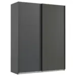 Möbelix Schwebetürenschrank Andorra Graphitfarben B: 200 Cm
