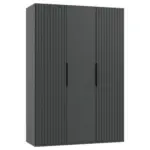 Möbelix Drehtürenschrank Andorra Graphitfarben B: 150 Cm