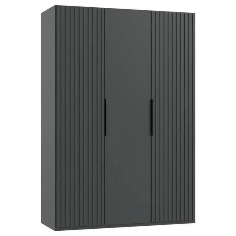 Drehtürenschrank Andorra Graphitfarben B: 150 Cm