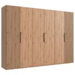 Möbelix Drehtürenschrank 300 cm Andorra Eiche Artisan