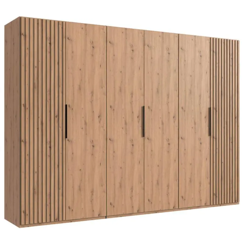 Drehtürenschrank 300 cm Andorra Eiche Artisan