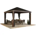 Möbelix Pavillon Valencia 363x310x363 Cm Wetterfest