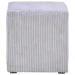 Möbelix Hocker Bali Hellgrau Sitz Gepolstert H: 42 Cm