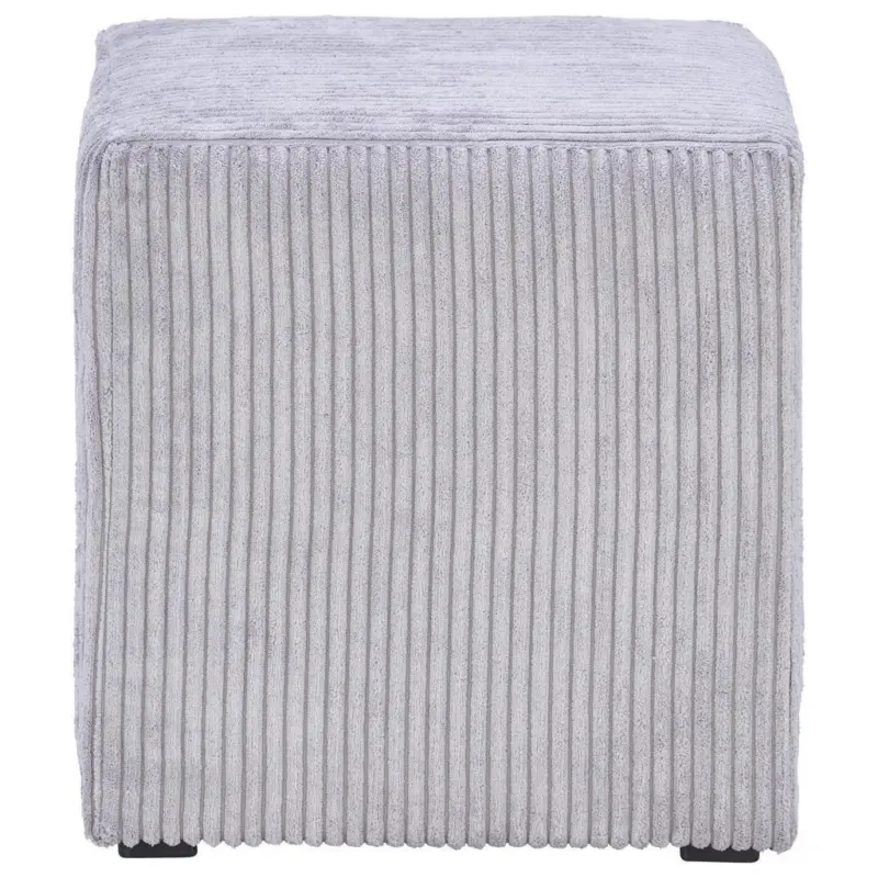 Hocker Bali Hellgrau Sitz Gepolstert H: 42 Cm