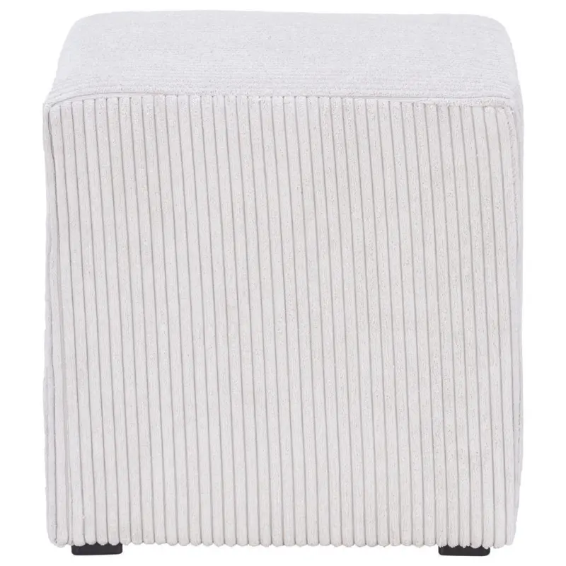 Hocker Bali Beige Sitz Gepolstert H: 42 Cm