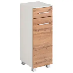 Unterschrank Paris Eiche Wotan/weiß B: 30 Cm