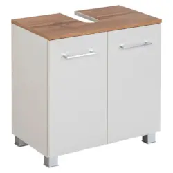 Waschbeckenunterschrank Paris Weiß B: 60 Cm