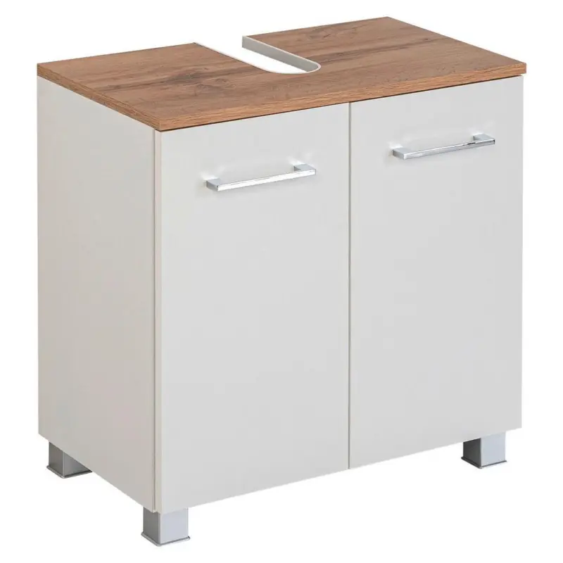 Waschbeckenunterschrank Paris Weiß B: 60 Cm