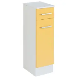 Badezimmer Unterschrank Riga Bxh 25x84 Cm Gelb/wei&szlig;