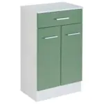 Möbelix Badezimmer Unterschrank Riga Bxh 50x84 Cm Weiß/grün