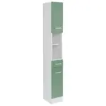 Möbelix Hochschrank Riga Weiß/grün B: 25 Cm