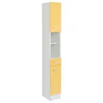 Möbelix Hochschrank Riga Weiß/gelb B: 25 Cm