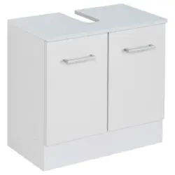 Waschbeckenunterschrank Riga Weiß B: 60 Cm