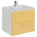 Möbelix Waschtischkombi Riga Gelb/Weiß B: 60 cm