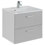 Möbelix Waschtischkombi Riga Grau/Weiß B: 60 cm