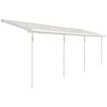 Möbelix Terrassenüberdachung Palram Sierra 230x670 Cm Weiß