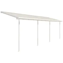 Terrassenüberdachung Palram Sierra 230x670 Cm Weiß