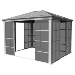 Pavillon Striano 362x298 cm Wetterfest Gartenpavillon