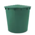 Möbelix Regentonne Mit Deckel Dunkelgrün 500 L