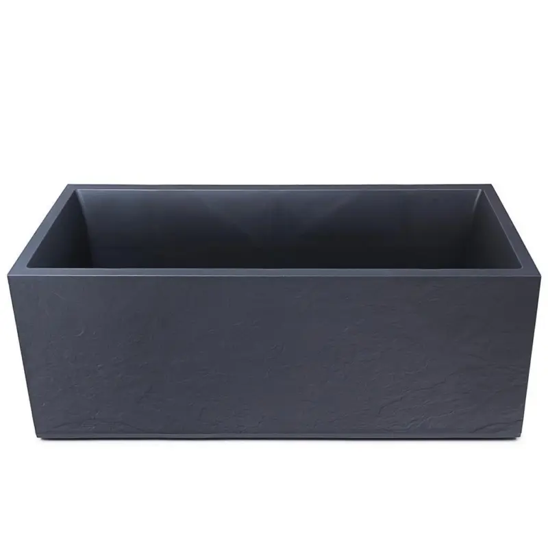 Übertopf Kunststoff Anthrazit Wetter-/ Und Uv-Beständig