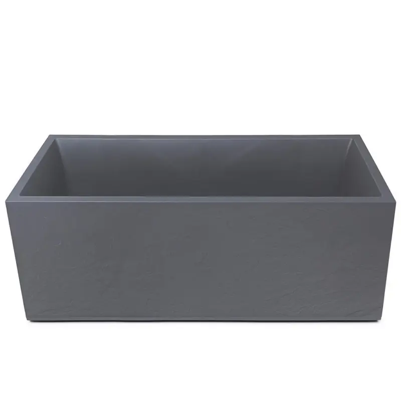 Übertopf Kunststoff Grau Wetter-/ Und Uv-Beständig