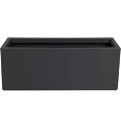 &Uuml;bertopf Kunststoff Anthrazit Wetter-/ Und Uv-Best&auml;ndig