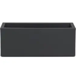 Übertopf Kunststoff Anthrazit Wetter-/ Und Uv-Beständig