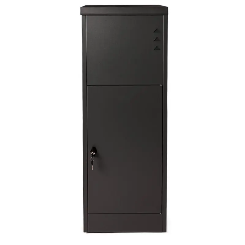 Paketbox Mit 2 Schlüssel Schwarz H: 118,5 Cm