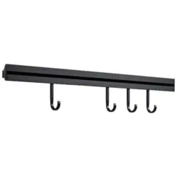 Hakenleiste K&uuml;che Mit Led L: 60 Cm + 4 Haken, K&uuml;chenreling