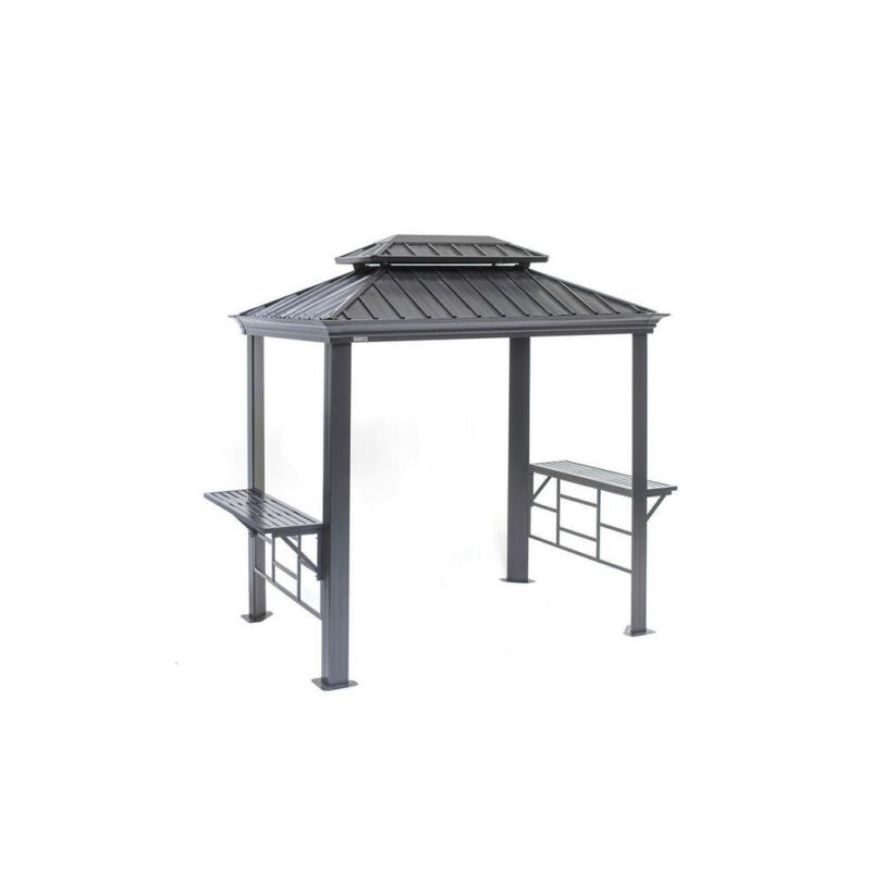 Pavillon Messina Bbq 292x262x 179cm Wetterfest, Gartenpav.