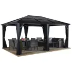 Möbelix Pavillon Meridien 485x365 Cm Wetterfest Gartenpavillon