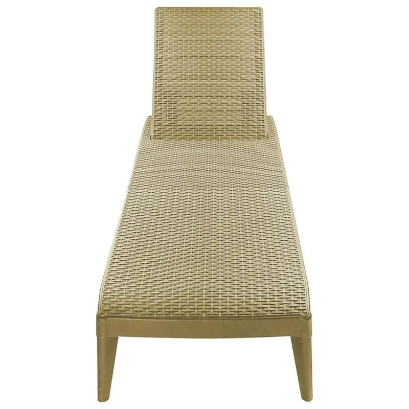 Sonnenliege Numana Kunststoff Verstellbar